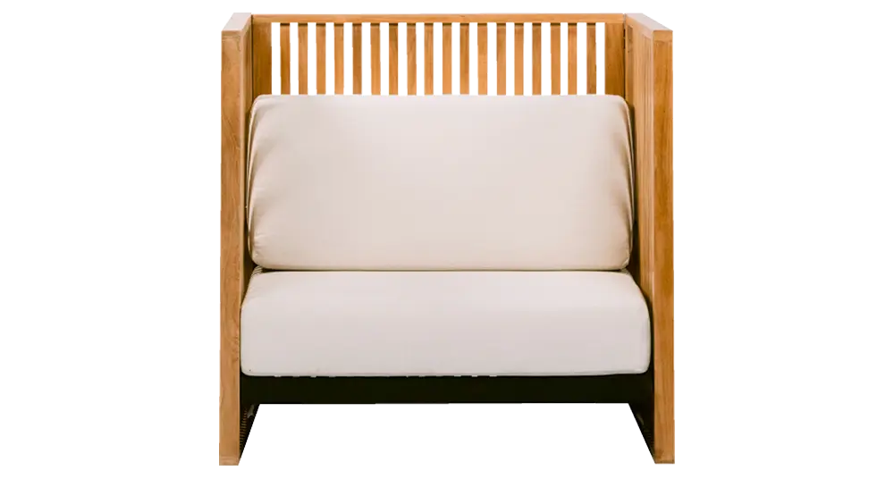 ストライプストライプチークフレームモデル | Fisland Furniture（フィスランドファニチャー）